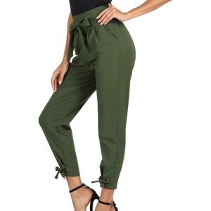 Grace Karin Dark Green Women's Trousers